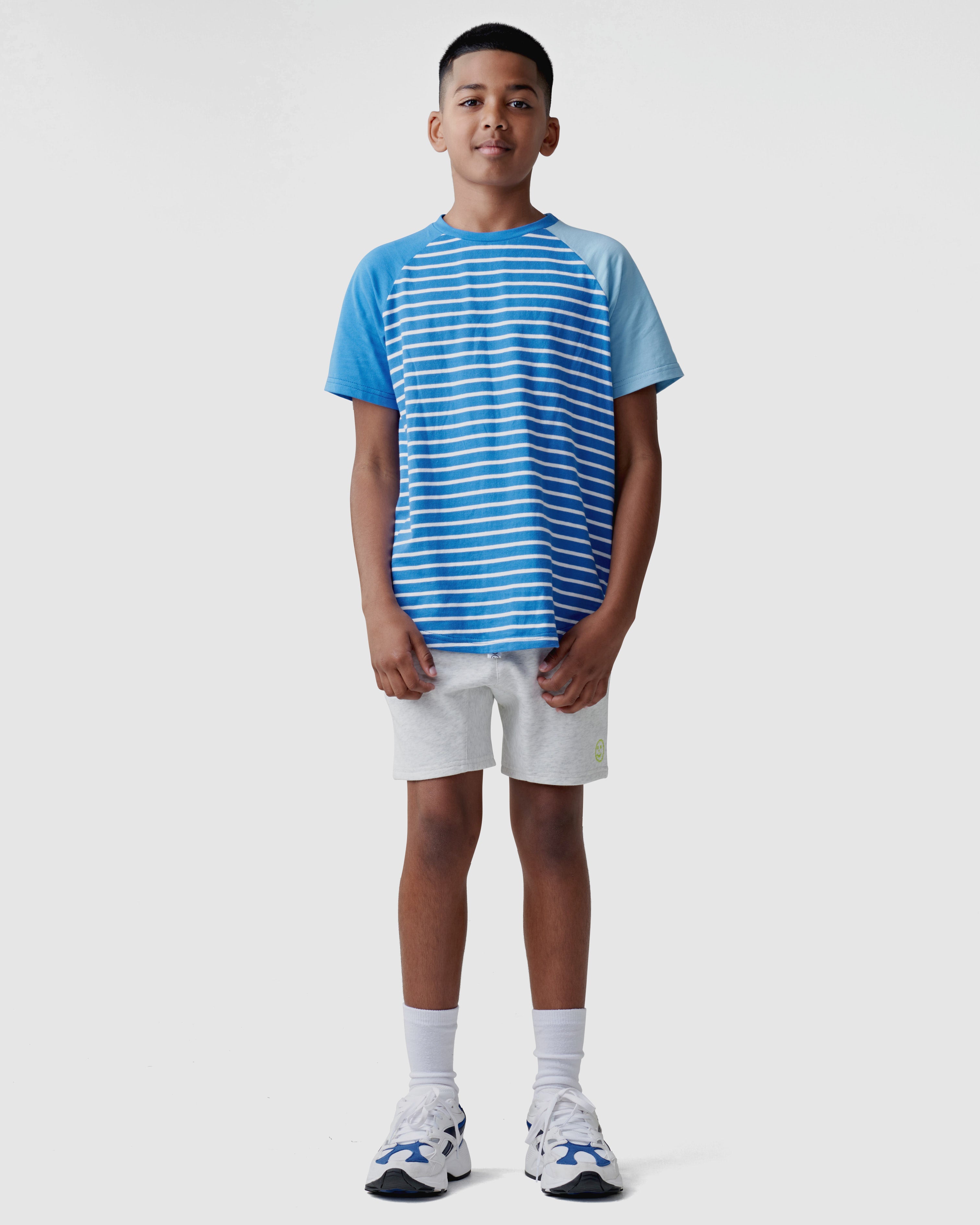 WHITE STRIPES RAGLAN TEE